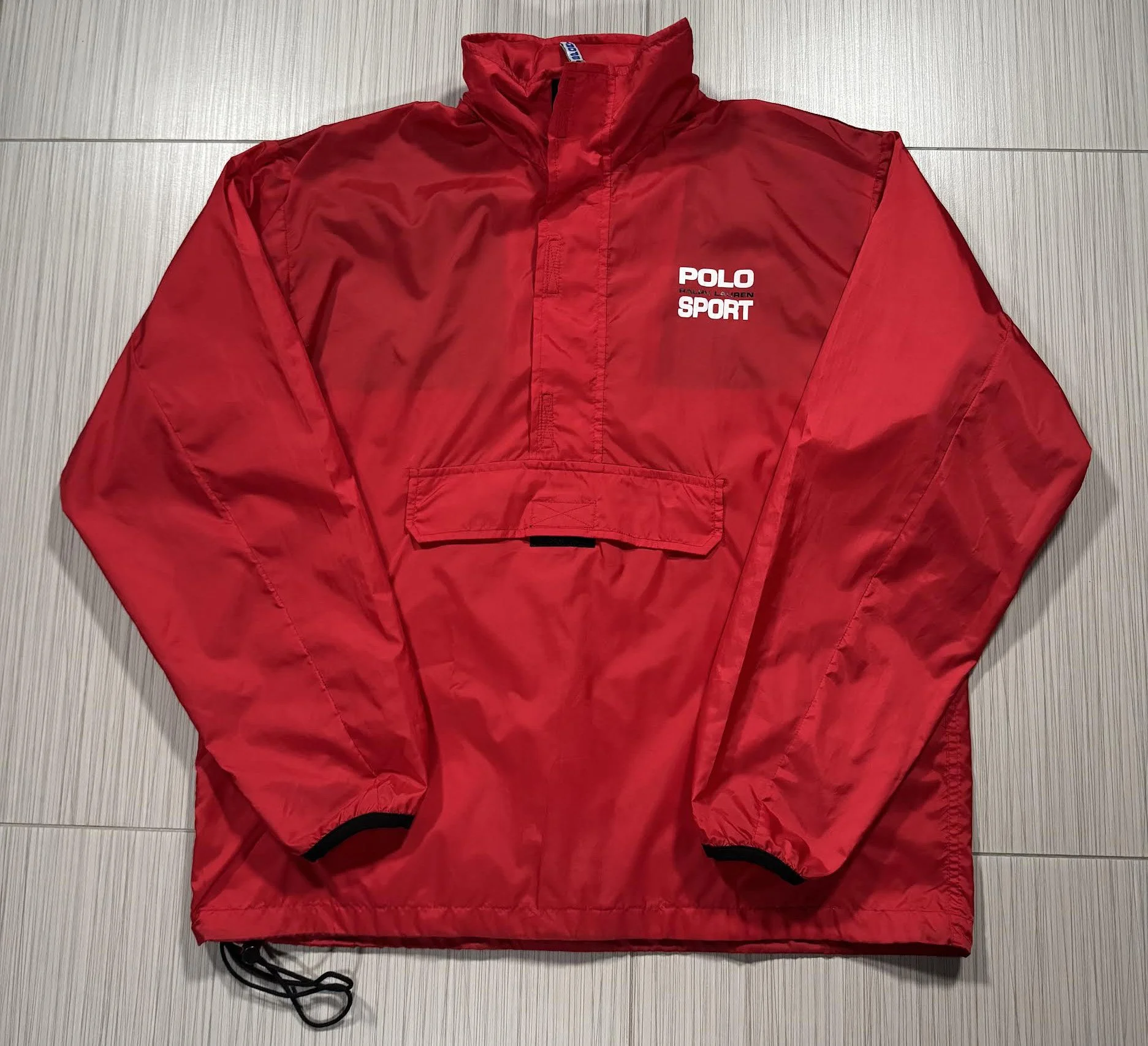 Vintage Polo Sport Ralph Lauren Red Windbreaker Jacket (Size M